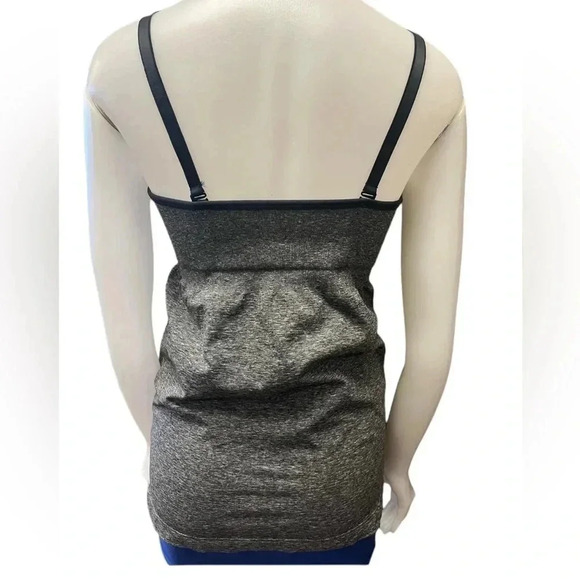 Bravado Basics Maternity  Nursing Slimming Long Black Grey Tank Top Size XL - Picture 3 of 10